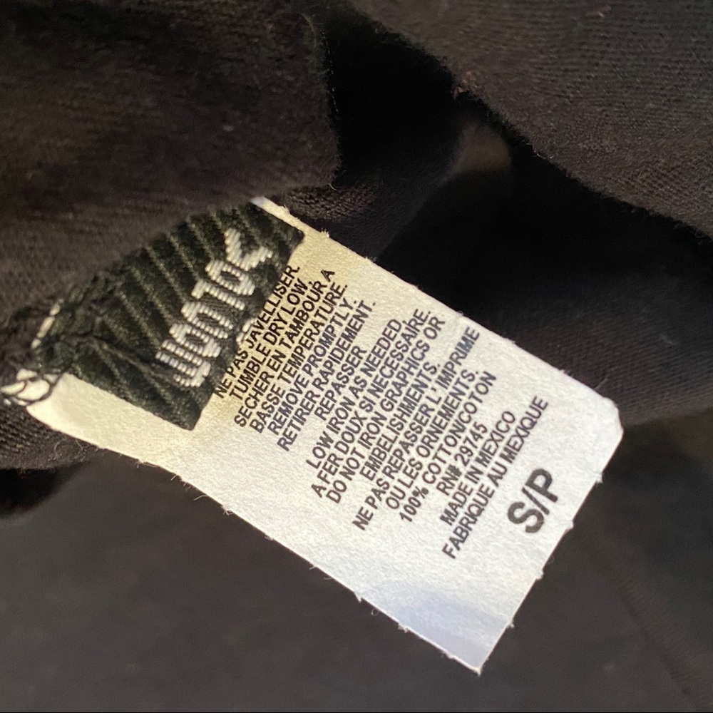 Volcom black gray v-neck loose relaxed fit t-shirt - Picture 4 of 4